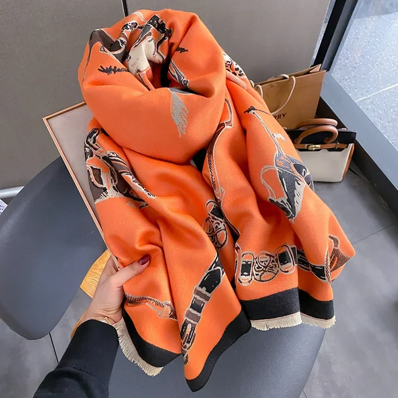 2024 Lüks Sıcak Pashmina Şal K - Woven Scarf Blanket incelemesi ve fiyatı